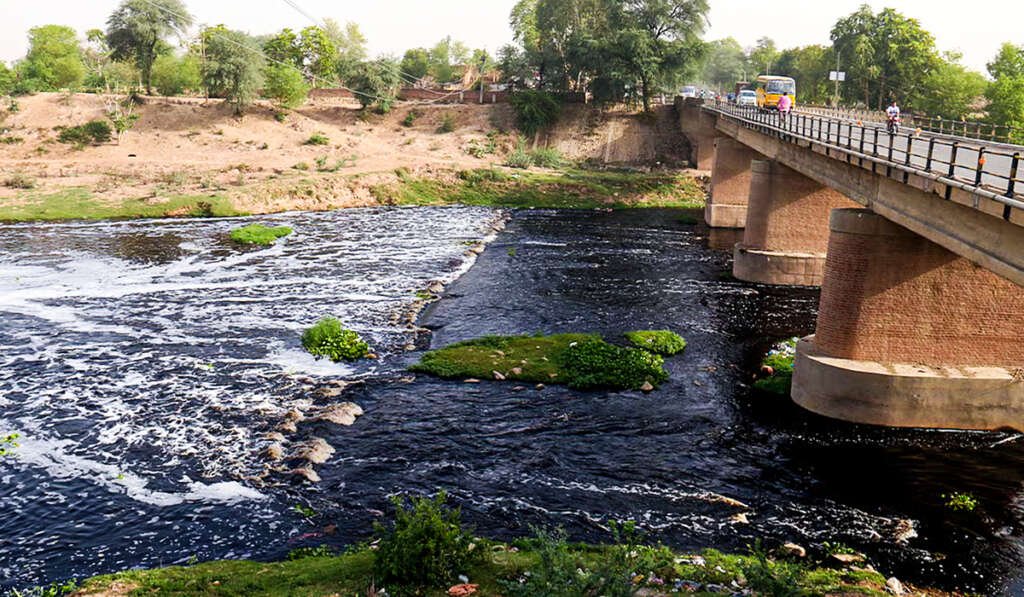 polluting factories and industries