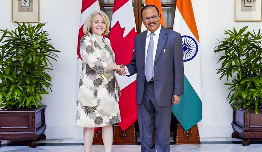 Ajit Doval met his Canadian counterpart
