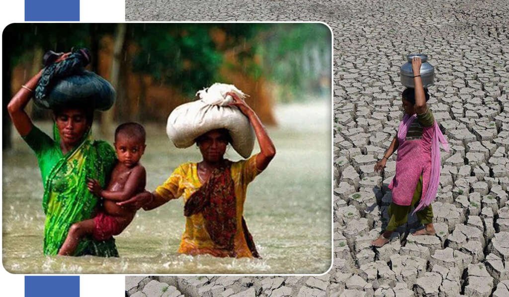 Droughts and floods further exacerbate womens burden