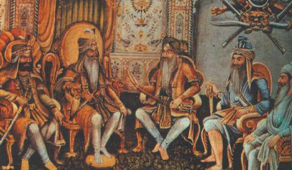 ਸ੍ਰੀ ਗੁਰੂ ਗੋਬਿੰਦ ਸਿੰਘ ਜੀ ਤੋਂ ਬਾਅਦ ਅਨੰਦਪੁਰ ਸਾਹਿਬ ਦੀ ਪੁਨਰ-ਸਥਾਪਨਾ 12 Maharaja Ranjit Singh and Akali Phula Singh