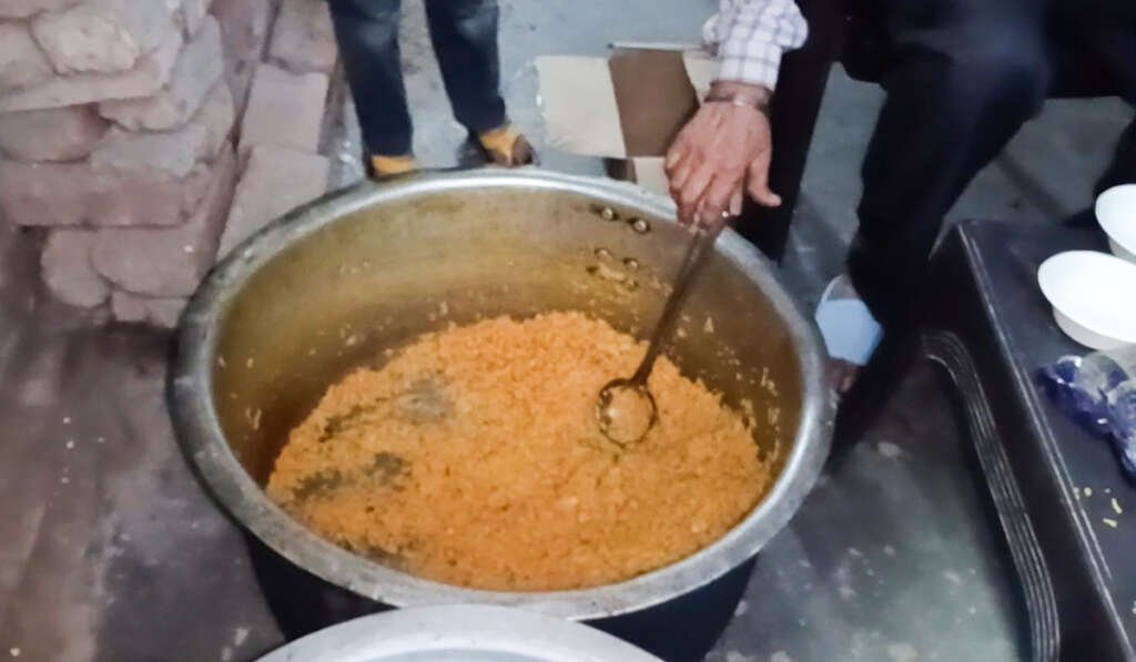 Valuable contribution of women and girls of the locality