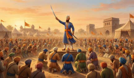 Blessing of Democracy and Equality Creation of Khalsa