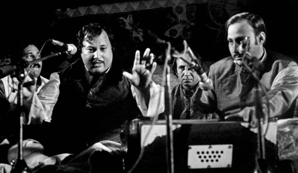 Nusrats concerts and you will not see the tabla player