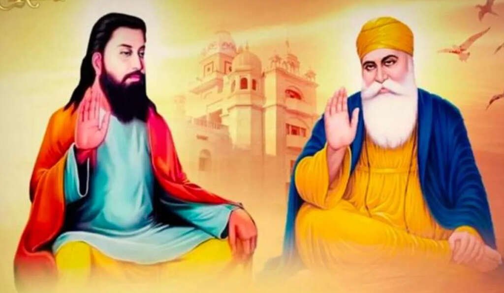Guru Ravidas and Guru Nanak Dev