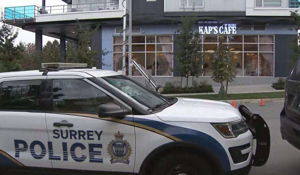 gunshots were fired outside a cafe adjacent to Kaps Cafe