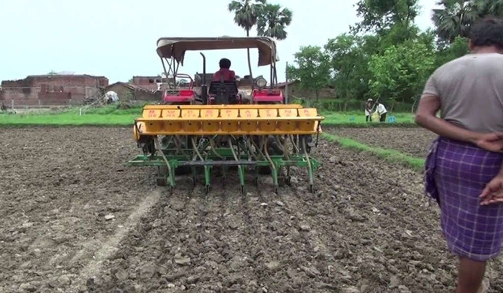 plough the field