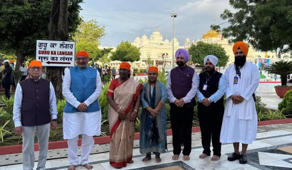 President of India Droupadi Murmu visited the Takhat Sachkhand Sri Hazur Sahib