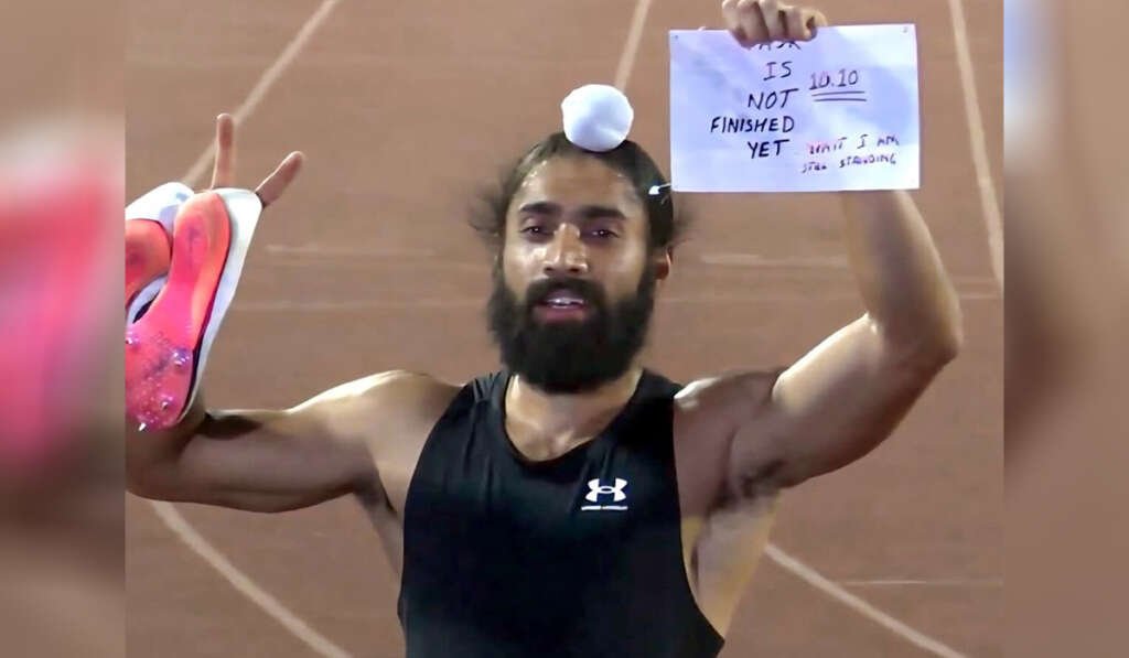 Gurindervir Singh 100m Sprint