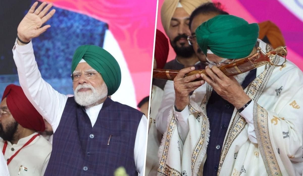 ਹਰੀ ਪੱਗ, ਪੰਜਾਬੀ ਰੰਗ ਅਤੇ ਕਰੋੜਾਂ ਦੇ ਫੰਡ: ਜਲੰਧਰ ਵਿੱਚ ਪ੍ਰਧਾਨ ਮੰਤਰੀ ਮੋਦੀ ਦੇ ਦੌਰੇ ਦੌਰਾਨ ਕੀ ਰਿਹਾ ਖ਼ਾਸ 3 PM Modi in Punjab