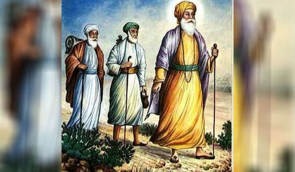 ਸਤਿਗੁਰ ਨਾਨਕ ਪ੍ਰਗਟਿਆ ਮਿਟੀ ਧੁੰਧ ਜਗ ਚਾਨਣ ਹੋਆ॥ 7 Udasis