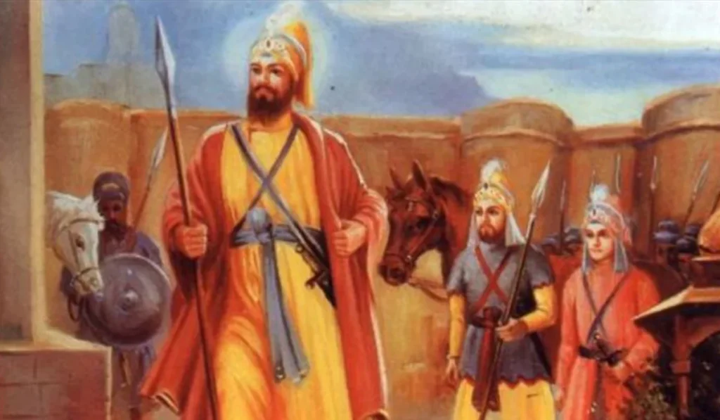 ਸਾਹਿਬਜ਼ਾਦਿਆਂ ਦੀ ਸ਼ਹਾਦਤ ਦੀ ਧਰਤੀ 'ਤੇ ਨਿਹੱਥੇ ਸਿੱਖਾਂ ਨੇ ਮੁਗ਼ਲ ਸਲਤਨਤ ਨੂੰ ਦਿੱਤੀ ਕਰਾਰੀ ਮਾਤ 5 guru ji with sahibzade