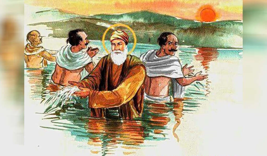 ਸਤਿਗੁਰ ਨਾਨਕ ਪ੍ਰਗਟਿਆ ਮਿਟੀ ਧੁੰਧ ਜਗ ਚਾਨਣ ਹੋਆ॥ 8 incident from Haridwar