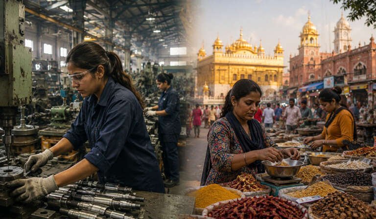 Ludhianas factories and Amritsars trade