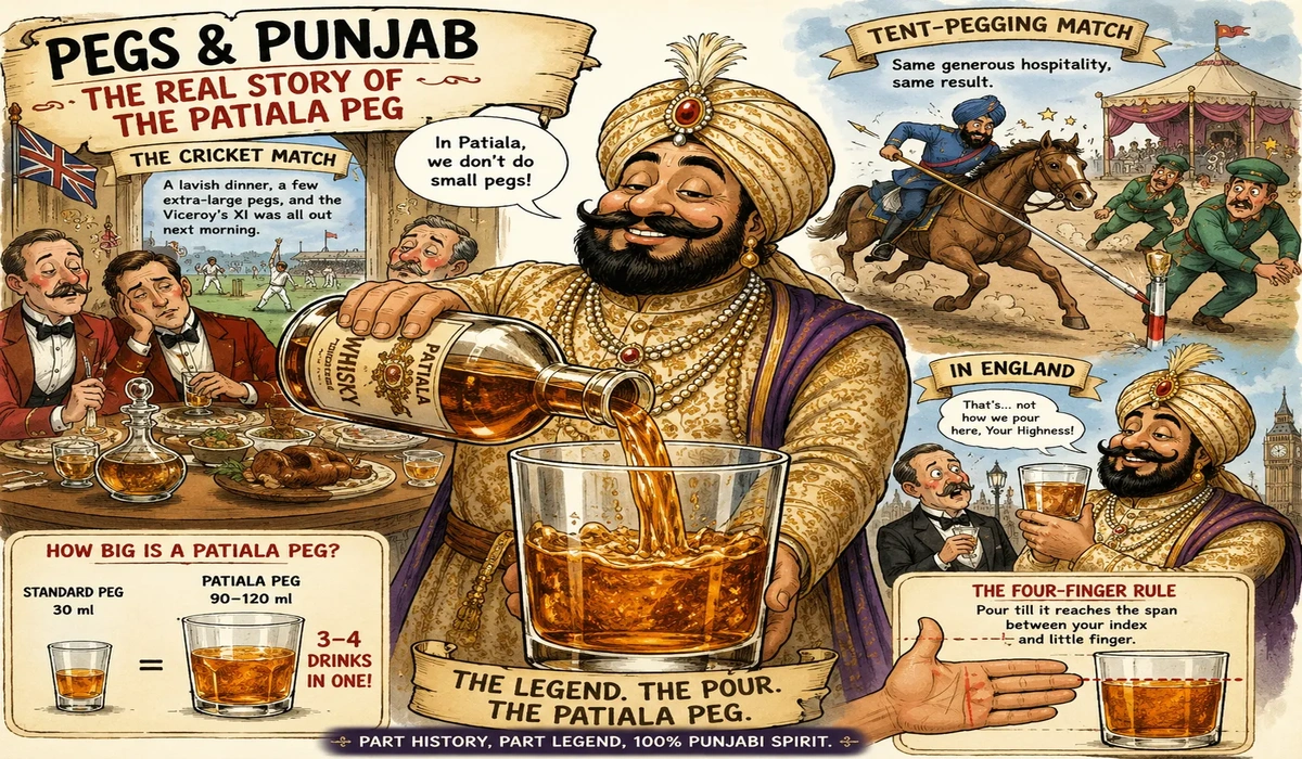 ਪੈੱਗ ਅਤੇ ਪੰਜਾਬ: ਪਟਿਆਲਾ ਪੈੱਗ ਦੀ ਅਸਲ ਕਹਾਣੀ 3 patiala peg