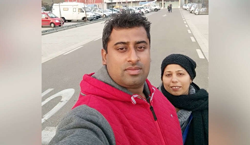 Varinder went to Italy in 2015