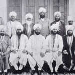 A photograph of a group of state officials from the Faridkot Princely State