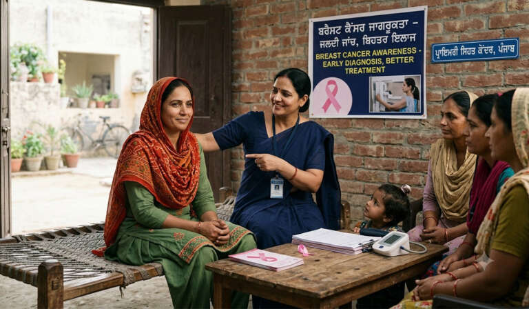 ਛਾਤੀ ਦੇ ਕੈਂਸਰ ਬਾਰੇ ਜਾਗਰੂਕਤਾ: ਪੰਜਾਬ ਦੀਆਂ ਔਰਤਾਂ ਲਈ ਸਮੇਂ ਸਿਰ ਜਾਂਚ ਕਿਉਂ ਜ਼ਰੂਰੀ? 6 Breast cancer awareness
