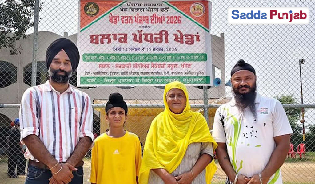 65 ਸਾਲਾ ਦਾਦੀ ਨੇ 200 ਮੀਟਰ ਦੌੜ ਵਿੱਚ ਮਾਰੀ ਮੱਲਾਂ, 14 ਸਾਲਾ ਪੋਤਾ ਵੀ ਬਣਿਆ ਸਾਥੀ 6 Gurbakhsh Kaur family 1
