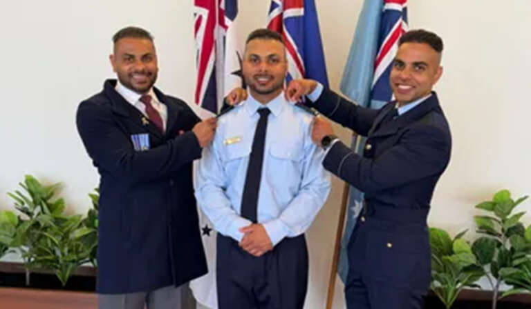Kapurthalas Amandeep Mathon Pilot Officer in Royal Australian Air Force