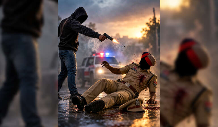 PunjabPoliceUnderAttack