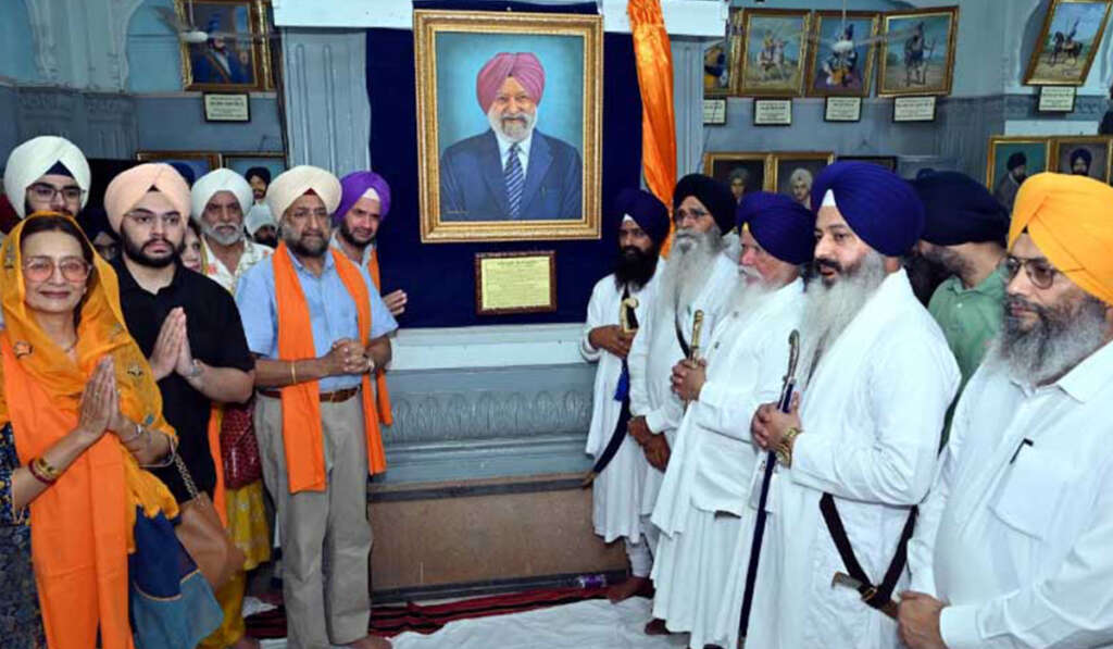 ਕੇਂਦਰੀ ਸਿੱਖ ਅਜਾਇਬ ਘਰ ਵਿੱਚ ‘ਗ੍ਰੀਨ ਜੱਜ’ ਦੀ ਤਸਵੀਰ! 4 justice kuldip singhs portrait installed at central sikh museum amritsar
